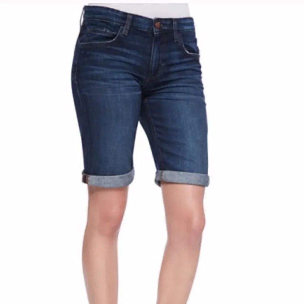 Joe’s Jeans size 25 knee length dark wash Jean shorts